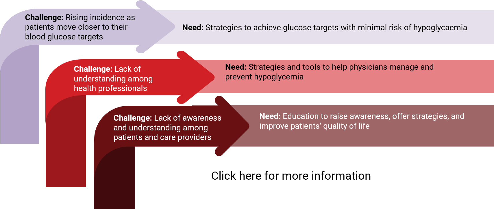 Key needs to mitigate hypoglycaemia risks